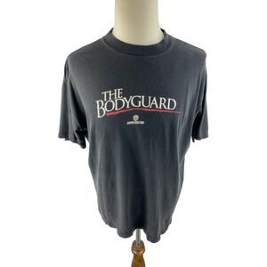 The Bodyguard 1992 Vtg 90s Movie Promo T Shirt XL Whitney Houston‎ Single Stitch